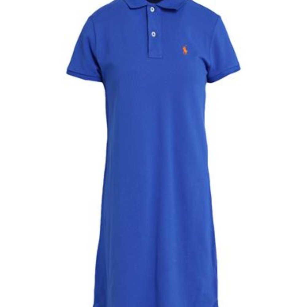 Ralph Lauren Polo Shirt Dress Size L Blue